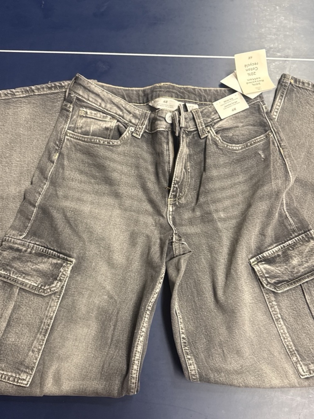 H&M Cargo Pants in Gray Size 2 NWT